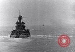 Image of US Battleships firing 5 inch and 16 inch guns Pacific Theater, 1943, second 45 stock footage video 65675027742