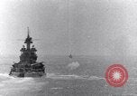 Image of US Battleships firing 5 inch and 16 inch guns Pacific Theater, 1943, second 49 stock footage video 65675027742