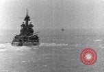Image of US Battleships firing 5 inch and 16 inch guns Pacific Theater, 1943, second 51 stock footage video 65675027742