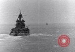 Image of US Battleships firing 5 inch and 16 inch guns Pacific Theater, 1943, second 54 stock footage video 65675027742