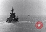 Image of US Battleships firing 5 inch and 16 inch guns Pacific Theater, 1943, second 55 stock footage video 65675027742