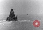 Image of US Battleships firing 5 inch and 16 inch guns Pacific Theater, 1943, second 56 stock footage video 65675027742
