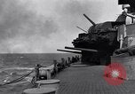 Image of USS Maryland BB-46 Pacific Theater, 1943, second 37 stock footage video 65675027744