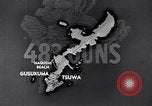 Image of Naval gunfire Okinawa Ryukyu Islands, 1945, second 11 stock footage video 65675027750
