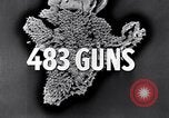 Image of Naval gunfire Okinawa Ryukyu Islands, 1945, second 14 stock footage video 65675027750