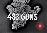 Image of Naval gunfire Okinawa Ryukyu Islands, 1945, second 16 stock footage video 65675027750
