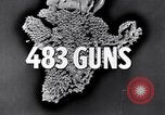 Image of Naval gunfire Okinawa Ryukyu Islands, 1945, second 22 stock footage video 65675027750