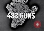 Image of Naval gunfire Okinawa Ryukyu Islands, 1945, second 23 stock footage video 65675027750