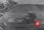 Image of Naval gunfire Okinawa Ryukyu Islands, 1945, second 34 stock footage video 65675027750