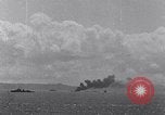 Image of US Naval gunfire supporting ground troops Okinawa Ryukyu Islands, 1945, second 27 stock footage video 65675027751