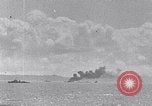 Image of US Naval gunfire supporting ground troops Okinawa Ryukyu Islands, 1945, second 28 stock footage video 65675027751