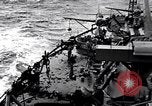 Image of US Naval gunfire supporting ground troops Okinawa Ryukyu Islands, 1945, second 29 stock footage video 65675027751