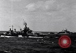 Image of US Naval gunfire supporting ground troops Okinawa Ryukyu Islands, 1945, second 54 stock footage video 65675027751