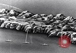 Image of Naval gunfire Okinawa Ryukyu Islands, 1945, second 49 stock footage video 65675027753