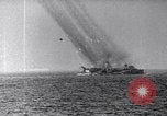 Image of Naval gunfire Okinawa Ryukyu Islands, 1945, second 62 stock footage video 65675027753