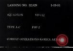 Standbild F9F Flugzeugabsturz Korea, 1951, aus Sekunde 3 historischem Filmmaterial Videoclip 65675027756