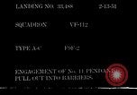 Image of F9F-2 aircraft crash Korea, 1951, second 8 stock footage video 65675027758