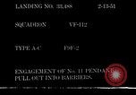 Image of F9F-2 aircraft crash Korea, 1951, second 9 stock footage video 65675027758