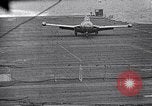 Image of F9F-2 aircraft crash Korea, 1951, second 18 stock footage video 65675027758