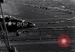 Image of F9F-2 aircraft crash Korea, 1951, second 27 stock footage video 65675027758