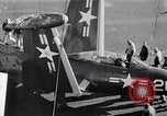 Image of F9F-2 aircraft crash Korea, 1951, second 40 stock footage video 65675027758
