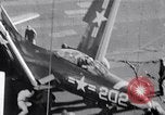 Image of F9F-2 aircraft crash Korea, 1951, second 45 stock footage video 65675027758