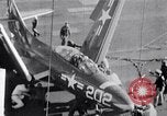 Image of F9F-2 aircraft crash Korea, 1951, second 47 stock footage video 65675027758