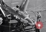Image of F9F-2 aircraft crash Korea, 1951, second 48 stock footage video 65675027758