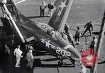 Image of F9F-2 aircraft crash Korea, 1951, second 51 stock footage video 65675027758