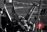 Image of F9F-2 aircraft crash Korea, 1951, second 59 stock footage video 65675027758