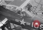 Image of F9F aircraft crash Korea, 1951, second 42 stock footage video 65675027759