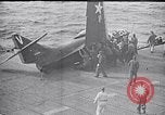 Image of F9F aircraft crash Korea, 1951, second 18 stock footage video 65675027760