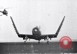 Image of F4U aircraft lands Korea, 1951, second 21 stock footage video 65675027762