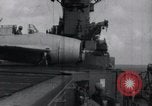 Image of F4F-3 crash landing on deck of USS Hornet Pacific Theater, 1942, second 12 stock footage video 65675027776