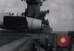 Image of F4F-3 crash landing on deck of USS Hornet Pacific Theater, 1942, second 13 stock footage video 65675027776