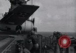 Image of F4F-3 crash landing on deck of USS Hornet Pacific Theater, 1942, second 15 stock footage video 65675027776