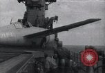 Image of F4F-3 crash landing on deck of USS Hornet Pacific Theater, 1942, second 19 stock footage video 65675027776
