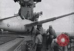 Image of F4F-3 crash landing on deck of USS Hornet Pacific Theater, 1942, second 26 stock footage video 65675027776