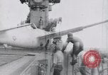 Image of F4F-3 crash landing on deck of USS Hornet Pacific Theater, 1942, second 27 stock footage video 65675027776