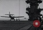 Image of F4F crash on CV-7 Pacific Theater, 1942, second 11 stock footage video 65675027778