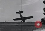 Immagine di F4F nasi sulla USS Wasp Teatro pacifico, 1942, secondo 19 filmato di repertorio 65675027779