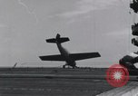 Immagine di F4F nasi sulla USS Wasp Teatro pacifico, 1942, secondo 22 filmato di repertorio 65675027779