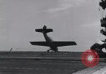 Immagine di F4F nasi sulla USS Wasp Teatro pacifico, 1942, secondo 23 filmato di repertorio 65675027779