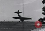Immagine di F4F nasi sulla USS Wasp Teatro pacifico, 1942, secondo 26 filmato di repertorio 65675027779