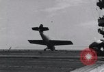 Immagine di F4F nasi sulla USS Wasp Teatro pacifico, 1942, secondo 27 filmato di repertorio 65675027779