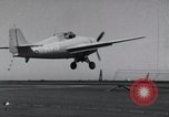 Image of F4F crash on USS Wasp CV-7 Pacific Theater, 1942, second 6 stock footage video 65675027780