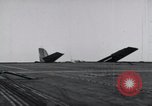 Image of SB2U crash on USS Wasp Pacific Theater, 1942, second 6 stock footage video 65675027781