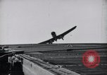 Image of SB2U crash on USS Wasp Pacific Theater, 1942, second 12 stock footage video 65675027781