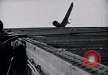 Image of SB2U crash on USS Wasp Pacific Theater, 1942, second 14 stock footage video 65675027781