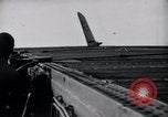 Image of SB2U crash on USS Wasp Pacific Theater, 1942, second 16 stock footage video 65675027781